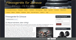 Desktop Screenshot of fitness-fitforlife.de